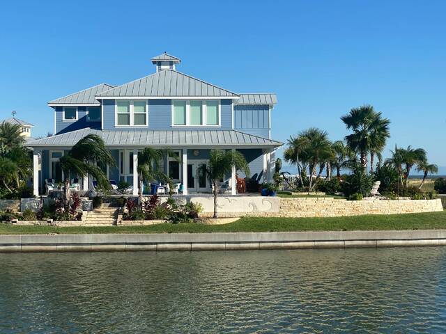 blue house